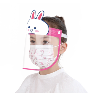 医用新生婴儿外出防护面罩小月龄宝宝全脸隔离防疫飞沫防风幼儿童