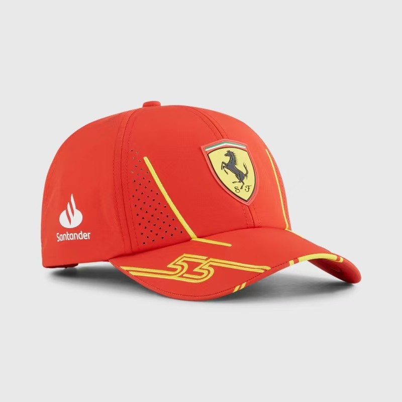 thumbnail for F1 Red Bull, Ferrari, McLaren, Verstappen Alonso, Leclerc Norris hats