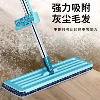 免手洗懒人平板拖把拖地家用一拖净干湿两用吸湿拖把吸水拖布