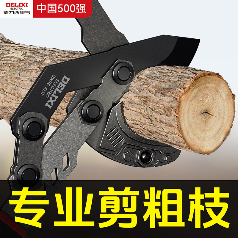 德力西强力粗枝剪刀修枝剪果树剪图片