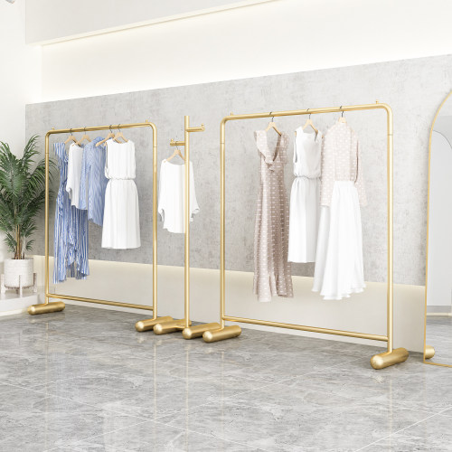 极简陈列架碳素钢实用衣服