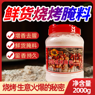 衡阳鲜货烧烤腌料商用 烧烤撒料烤串专用调味料烧烤增香粉小白料