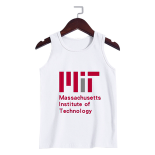 麻省理工美国常青藤大学MIT学院无袖t恤衫男女儿童装学生纯棉背心