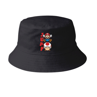 超级马里奥玛丽库巴忍者神龟联名渔夫帽子男女儿童装学生遮阳盆帽
