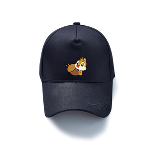 奇奇和蒂蒂花栗鼠松鼠兄弟鸭舌帽子男女儿童装学生宝宝防晒棒球帽