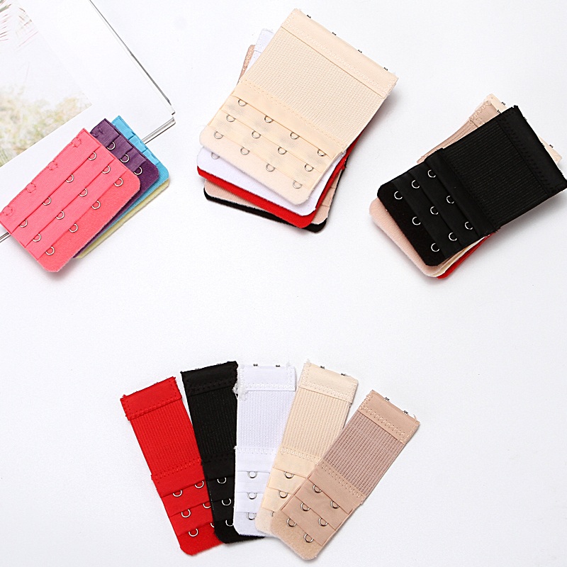 窄双排文胸加长扣延长扣二扣内衣调节背扣两排扣加长带搭扣3排2扣