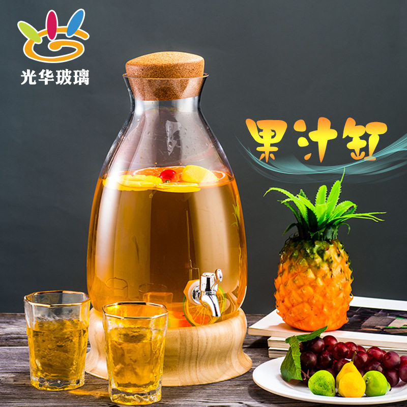 厂家耐高加厚北欧大容量果汁缸龙头凉水桶家用饮水壶