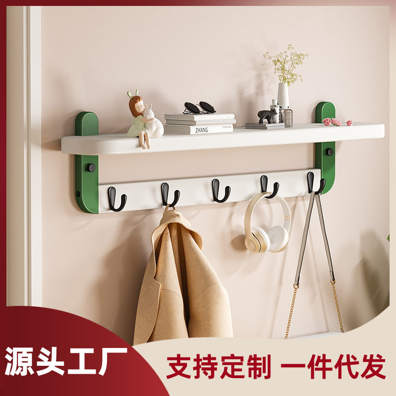 竹木墙上置物架搁板隔板玄关收纳壁架挂钩衣帽架壁挂挂衣架,住宅家具,搁板/置物架/家用陈列架,淘宝优惠券,粉丝福利购,淘宝优惠卷