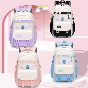 书包儿童小学生冰箱门双肩背包小学生书包初高中生女孩学生书包