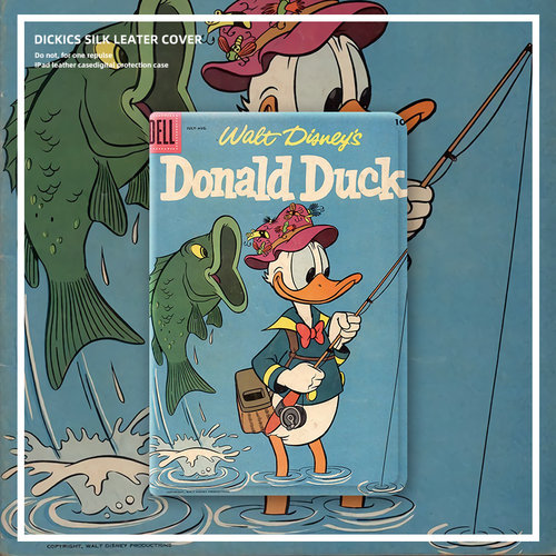 ipad苹果平板保护套钓鱼唐老鸭