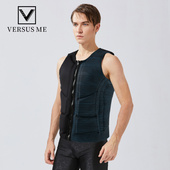 VERSUSME男款 冲浪服超薄助浮衣冲浪便携防撞衣钓鱼船用背心男女