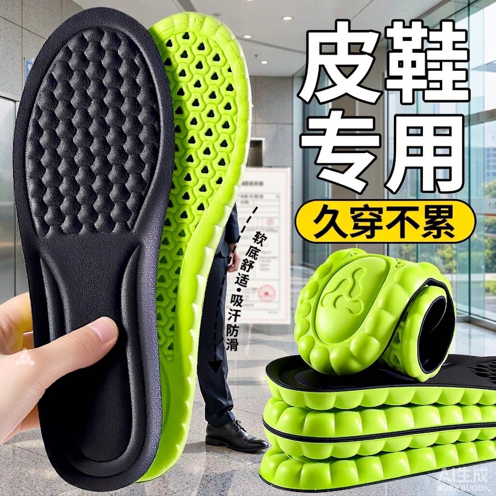 皮鞋专用鞋垫不挤脚不臭脚不累脚