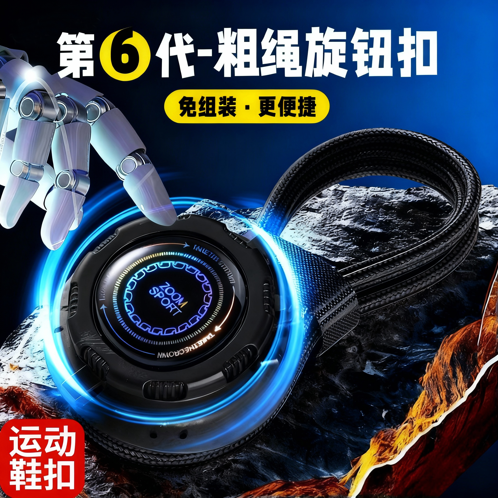 懒人调节松紧免系高颜值神器