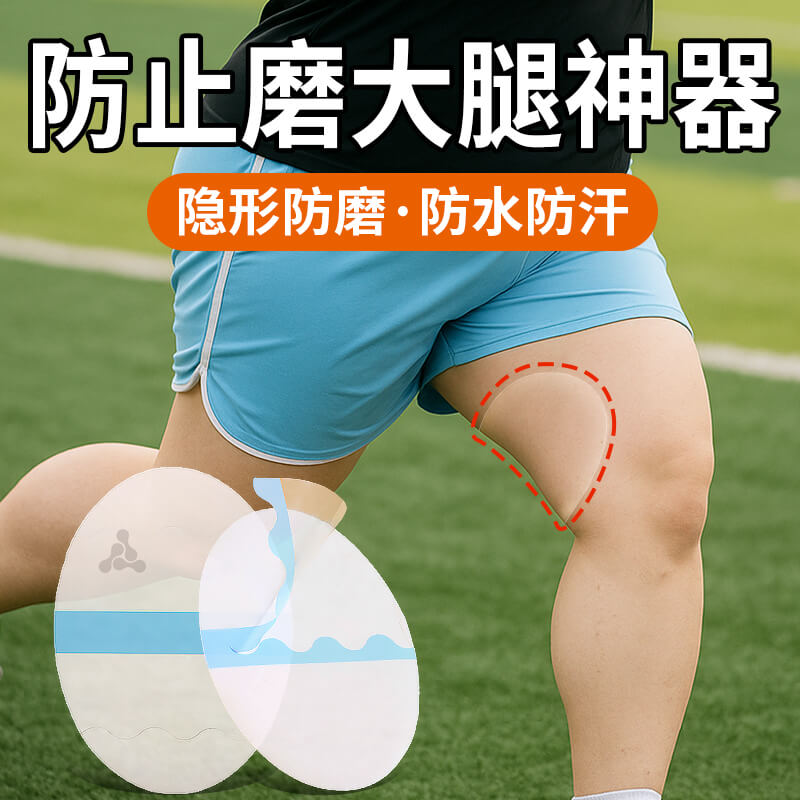大腿内侧防磨贴防摩擦神器运动女