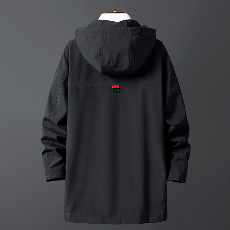 秋冬款中长款大码M-8XL胖子休闲连帽大码男宽松夹克男JK8226-P90,男装夹克,星座209