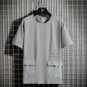 M-8XL 夏季超大码胖子休闲宽松短袖T恤上衣男  TX206-P32 大码图片