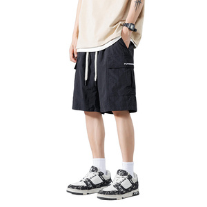 夏季M-8XL大码胖男生宽松五分裤 休闲运动短裤男 K39-P35 控49图片