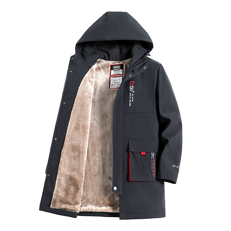 冬款中长款M-8XL胖子休闲加绒加厚男宽松夹克男JK8226加绒-P100,男装夹克,星座209
