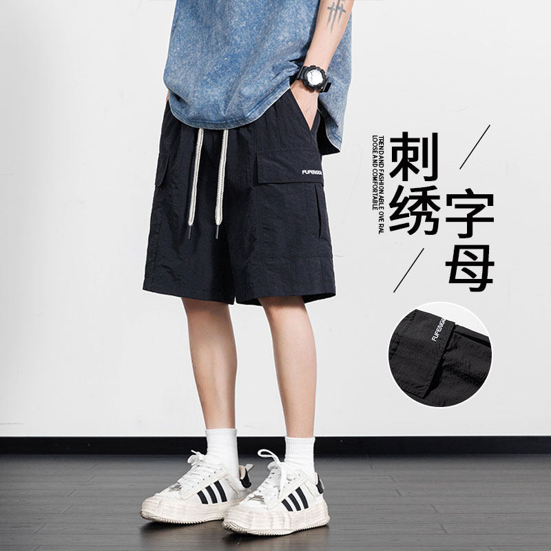 夏季M-8XL大码胖男生宽松五分裤休闲运动短裤男K39-P35控49,男装牛仔裤,星座209