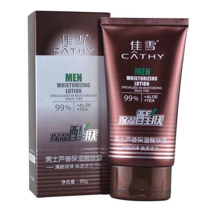 佳雪 男士芦荟保湿醒肤露 80g 清爽醒肤 补水保湿