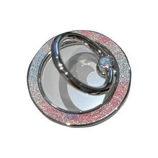 贝西欧适用苹果指环磁吸闪粉指扣手机支架桌面多功能安卓便携折叠