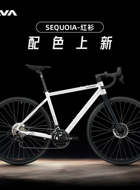 JAVA佳沃砾石公路自行车全地形越野瓜车油压碟刹燕把SEQUOIA红衫