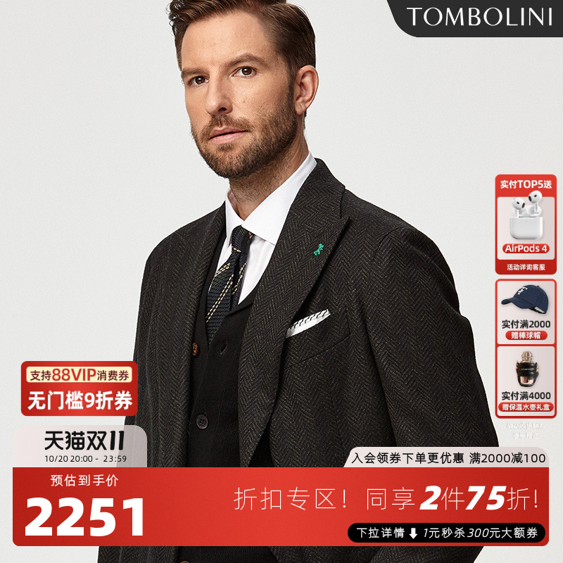 东博利尼羊毛秋冬进口面料大衣