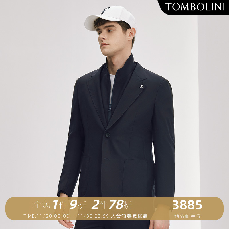 TOMBOLINI纯色通勤休闲西装