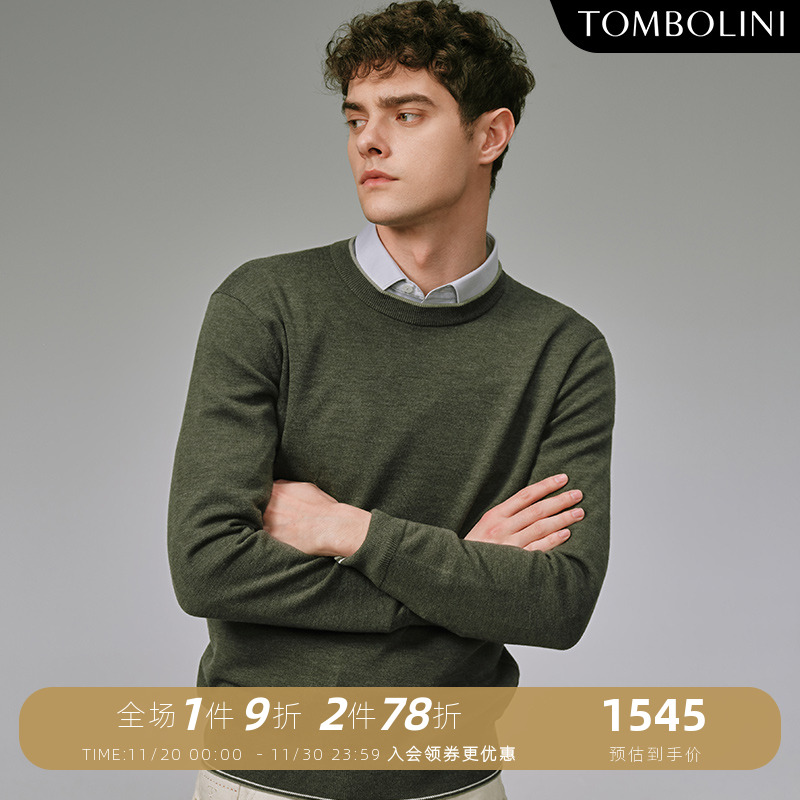 TOMBOLINI/东博利尼圆领羊毛衫