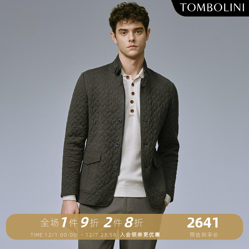 TOMBOLINI棉感针织夹克西装