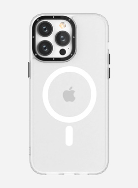 智卡奴 适用于iphone17promax优盾肤感12磁吸手机壳magsafe抗菌 11 13 14plus白色磨砂透明苹果15创意16保护