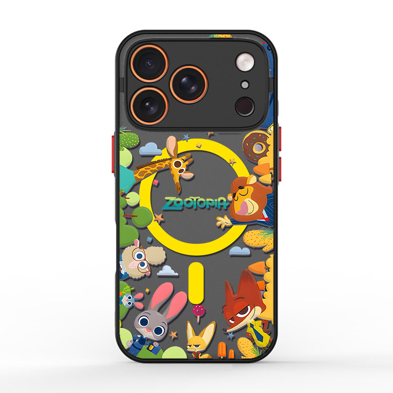 疯狂动物城磁吸手机壳适用于苹果