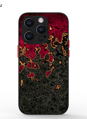 智卡奴 magsafe磁吸适用苹果17pro手机壳16男款iphone15红色波纹14promax防摔12mini磨砂11黑X超薄plus高级感