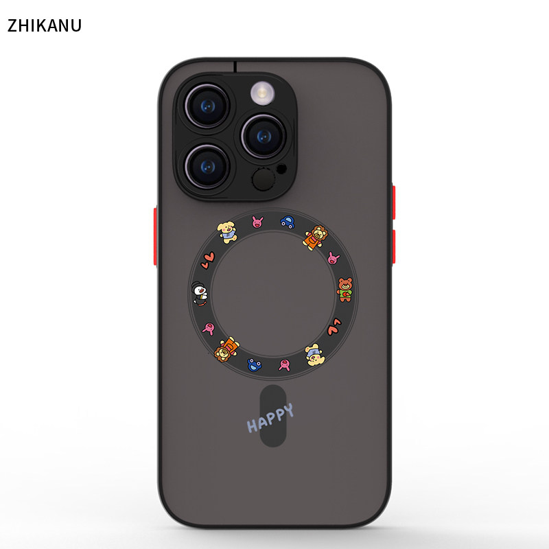 卡通创意苹果15手机壳防摔