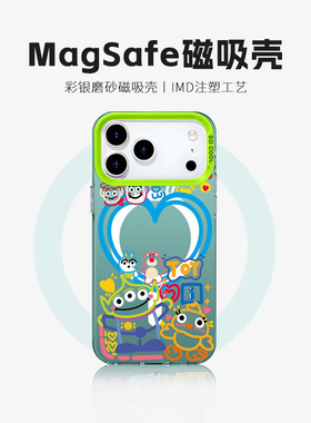 智卡奴 玩具总动员magsafe磁吸适用于iPhone17promax手机壳苹果16pro新款15plus彩银IMD14防摔13保护12卡通
