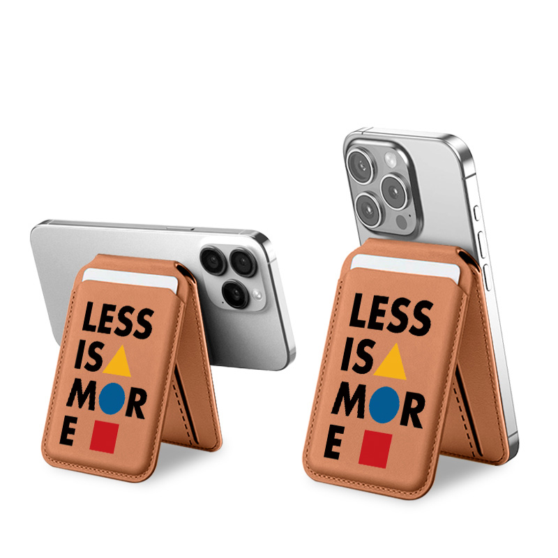 翻盖磁吸转轴卡包支架少即是多