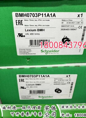 BMH0702P16A1A/BMH0702P16A2A施耐德全新原装伺服电机现货