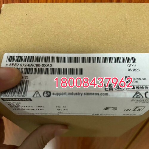 原装6ES7972-0AC80-0XA0模块