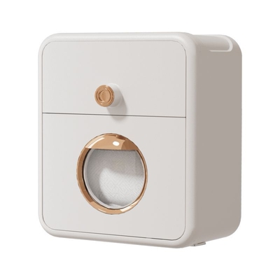 卫生间厕纸盒2025新款免打孔壁挂厕所防水纸巾盒抽纸卫生纸置物架