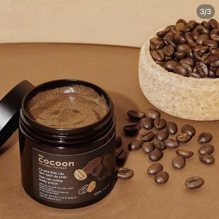 咖啡奶糖香！越南cocoon咖啡身体磨砂膏天然去角质清洁嫩肤全身