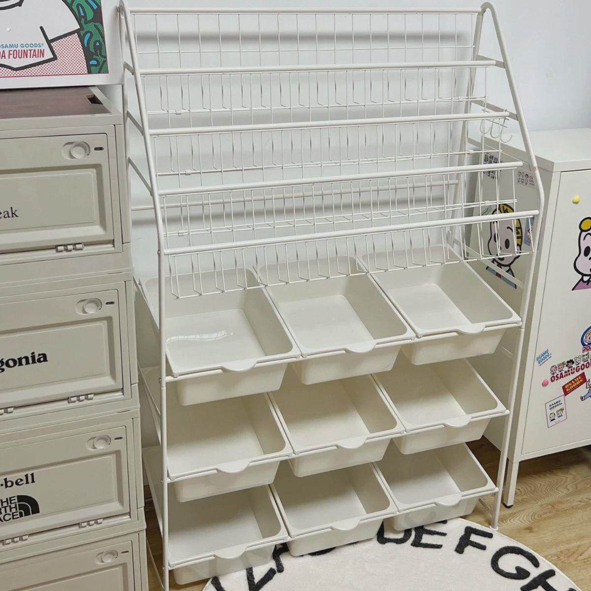 蛋糕盒围边收纳架烘焙甜品店配件纸盒整理收纳置物架绘本落地架