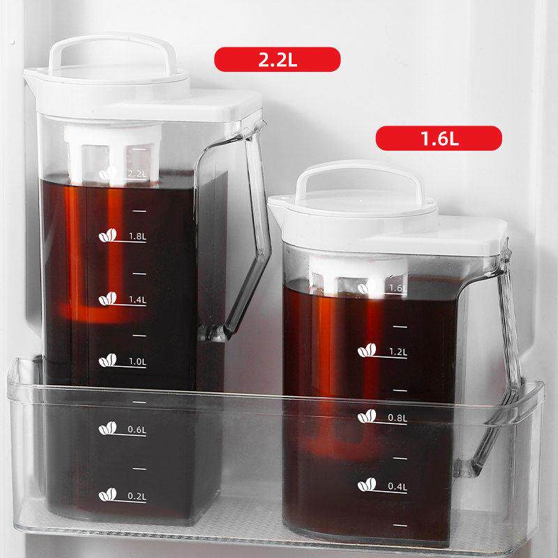 咖啡冷萃壶商用冰箱冷水壶家用冷萃杯大容量冷泡壶便携冷泡茶瓶子