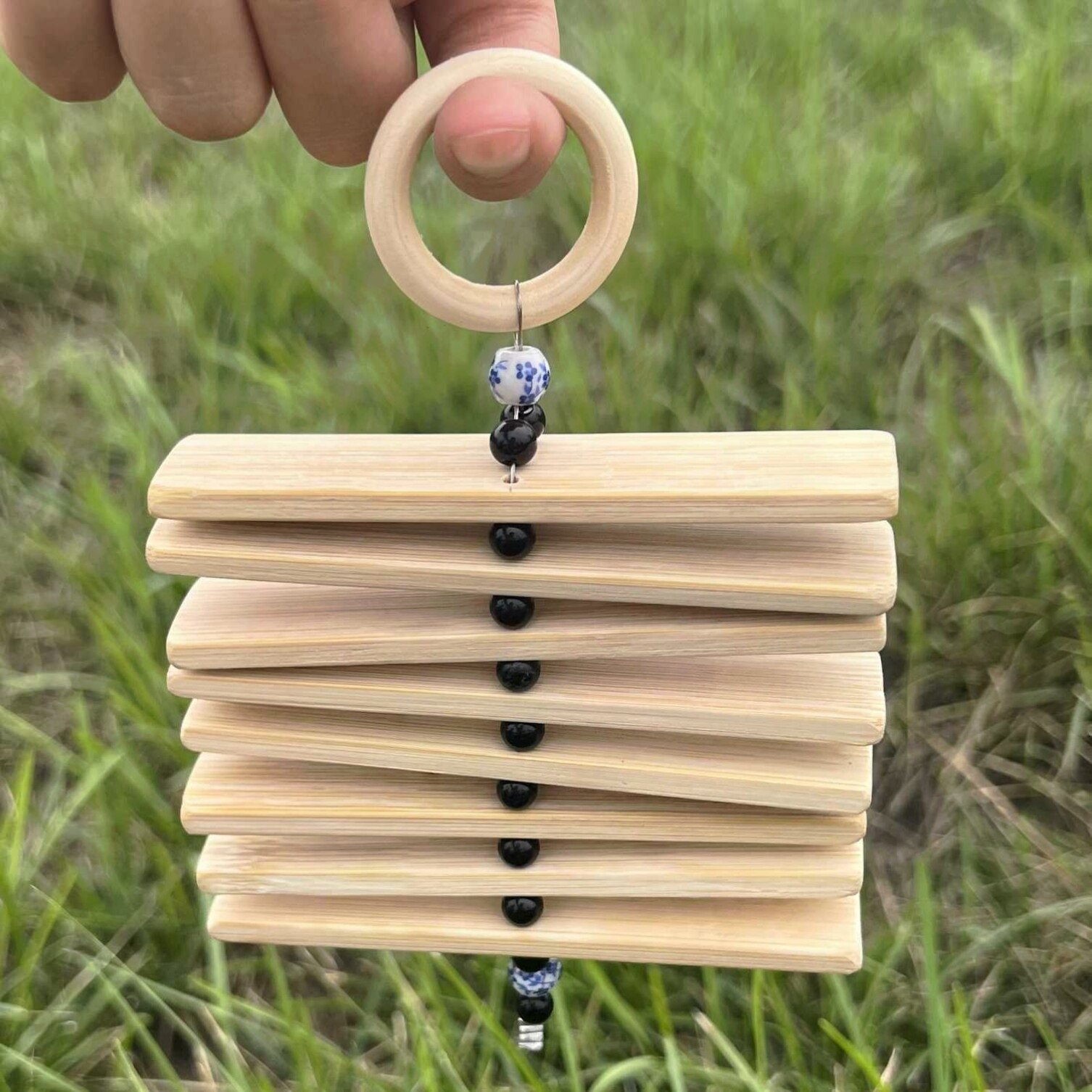 蝈蝈引叫器响板竹子可观赏文玩手工制作摆件夏季款抓蝈蝈神器