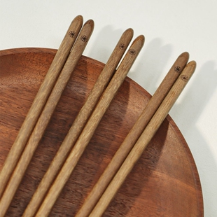 筷子正宗坤甸铁木筷子创意家用筷公寓情侣款无漆无蜡不易发霉