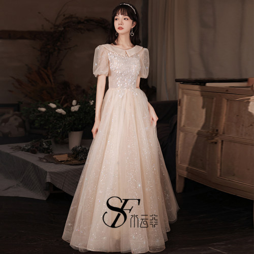 大码晚礼服女2025新款胖mm艺考服