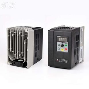 220V频1器0.4/0.变75电机调速.5/.2/3KW单进三出3802V变频控制柜