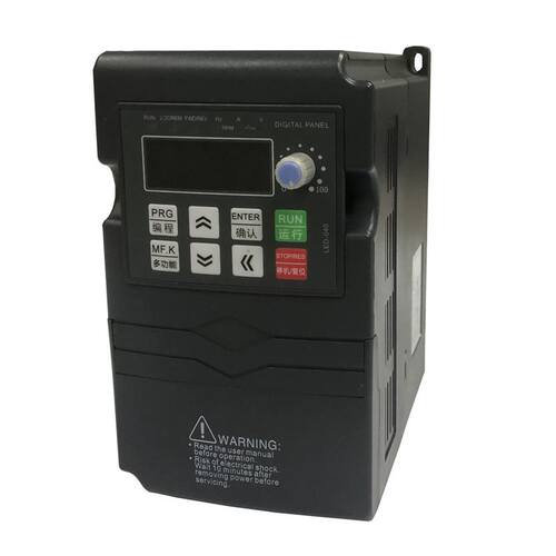 正品经济微小型迷你矢量变频器2U20V 380V三相输出0.4 0.75 1.5kw