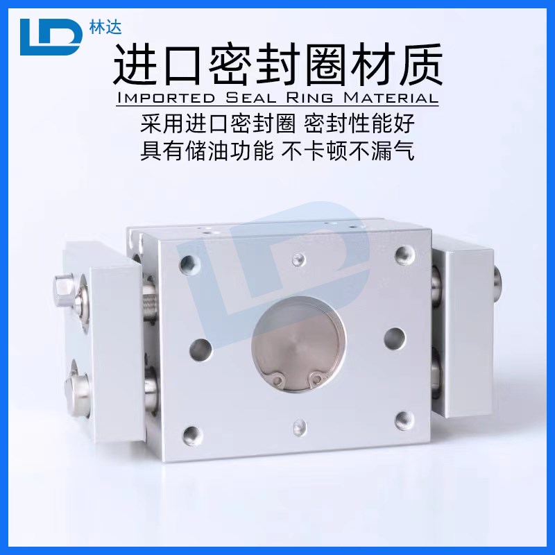 亚德客大口径开口夹HFT10/16/20/25/32X20SX30SX40SX60S手指气缸