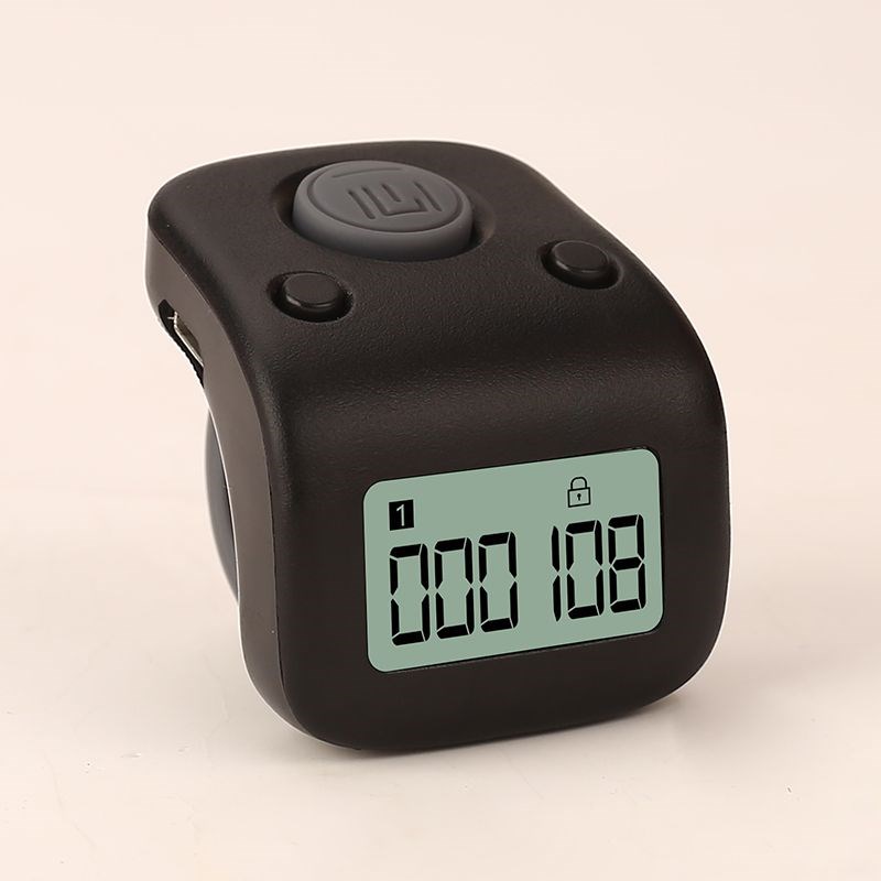 新款一心念数计数器可防水手按读数充电电子数显指环手指记数点数