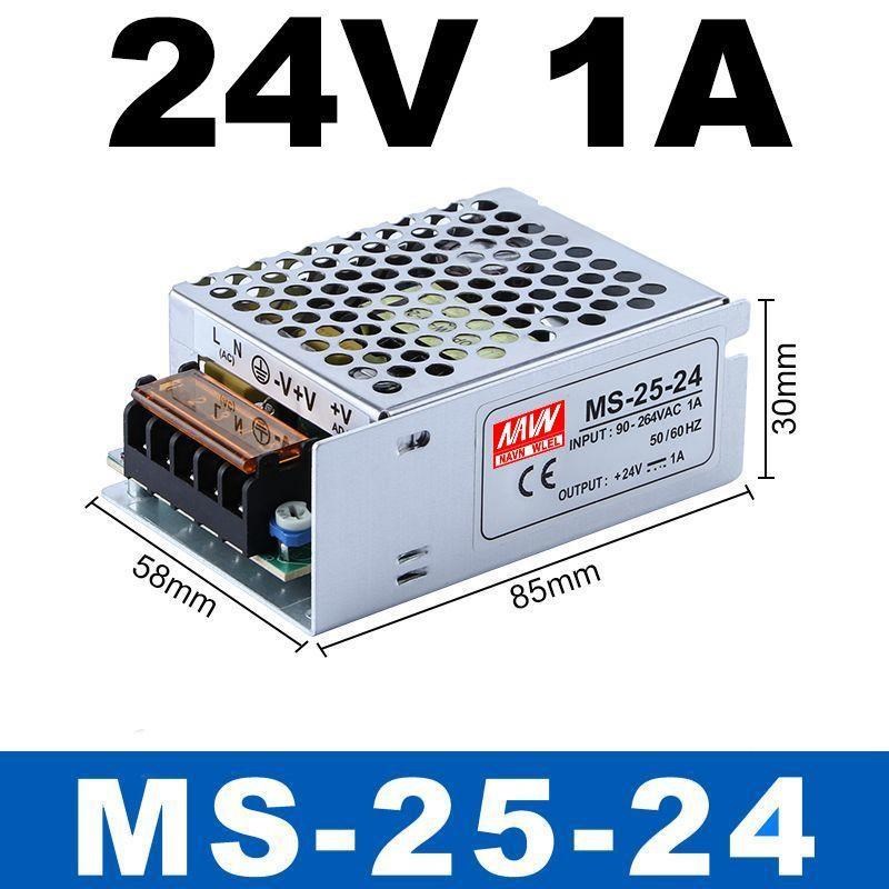 明纬S-350W220v转5V12V24V48V直流开关电源可调监控变压器1A5A20A